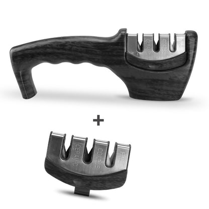 Diamond Tungsten Steel Knife Sharpener | 3-Stage Kitchen Sharpening Tool for Chef Knives & Scissors