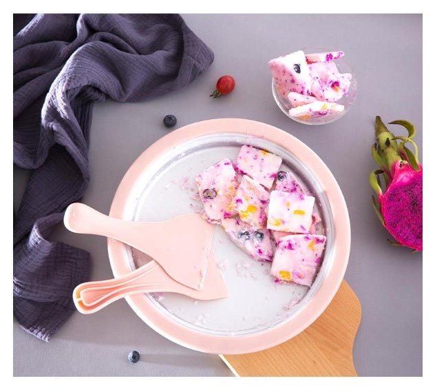 Hot Home Fried Yogurt Machine | DIY Frozen Yogurt & Ice Cream Maker for Kids & Family Desserts