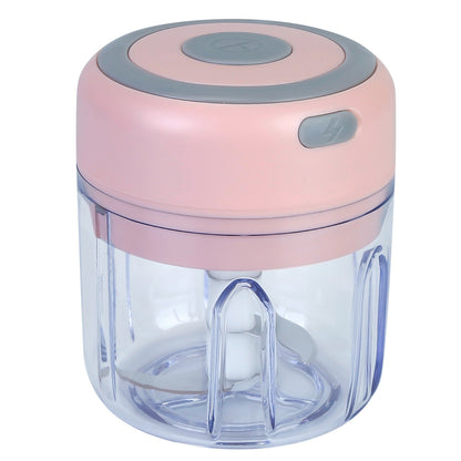 Mini Electric Garlic Chopper | 8.45oz Cordless Rechargeable Food Processor for Garlic, Onion, Chili, Meat & Vegetables
